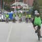 La brigade de sécurité du cross, à vélo